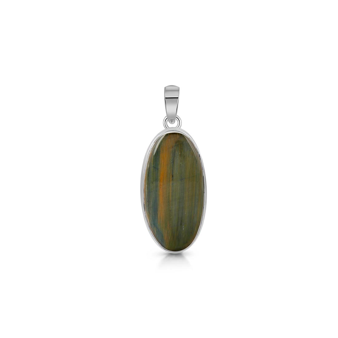 Blue Tiger Eye Pendant-(BTE-P-19.)